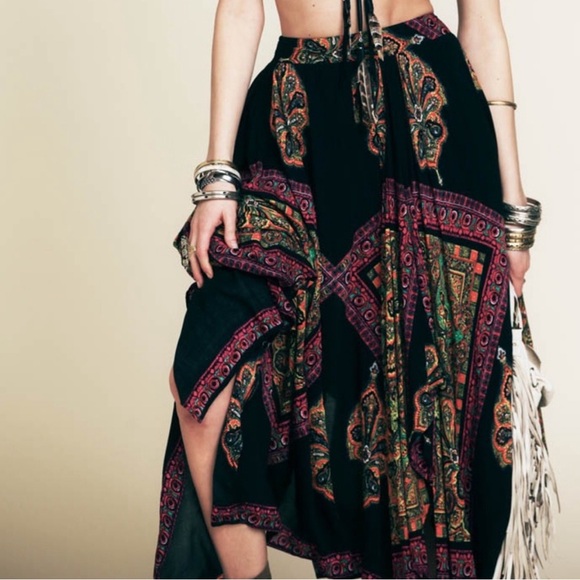 Free People Boho Wrap Maxi Skirt – Size XSmall - Picture 2 of 4